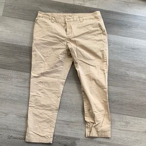 GAP Women's Light Beige Chino Trousers